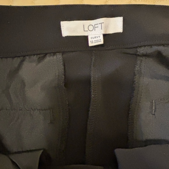 LOFT size 12 curvy wide leg slacks - Picture 2 of 3